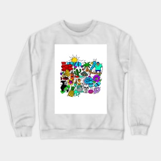 Fall down collab Crewneck Sweatshirt